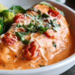 Slow Cooker Tomato Basil Chicken Breast For Spring Dinner