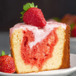 Strawberry Cream Cheese Pound Cake For Spring
