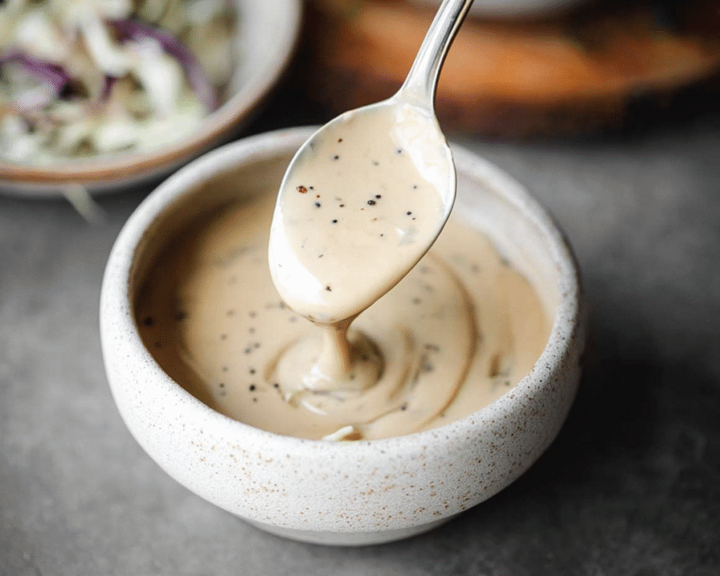 Tahini Coleslaw Dressing For Spring