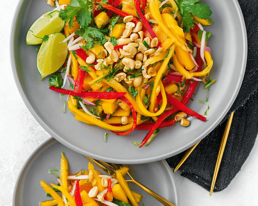 Thai Mango Salad For Spring