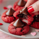 Valentine’s Day Hershey Kiss Cookies