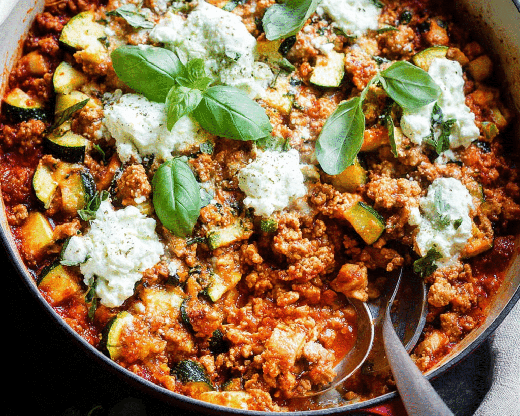 Zucchini and Ground Turkey Casserole For Spring