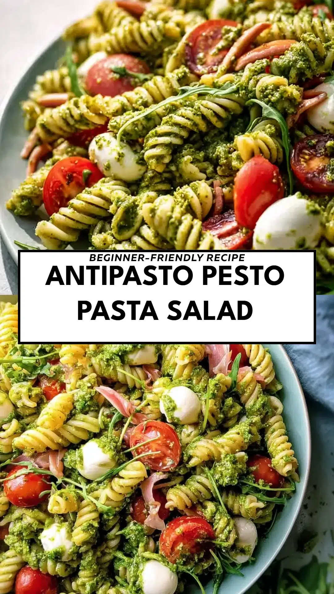Antipasto Pesto Pasta Salad