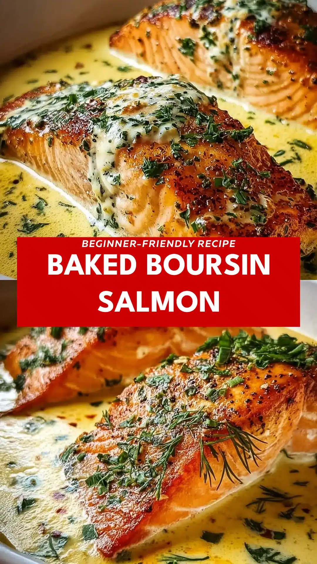 Baked Boursin Salmon
