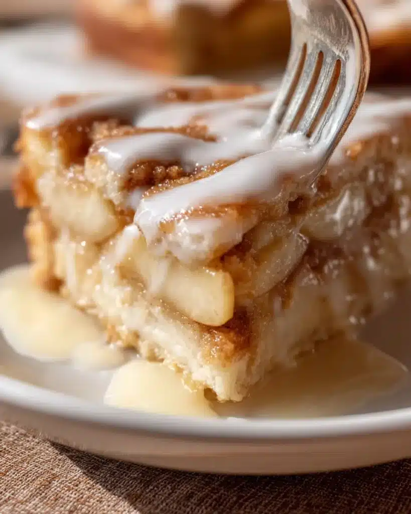 Freshly baked apple slices from the bakery, showcasing juicy apples and golden crust.