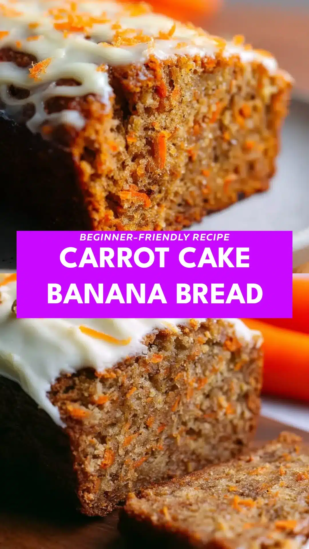 Carrot Cake Banana Bread