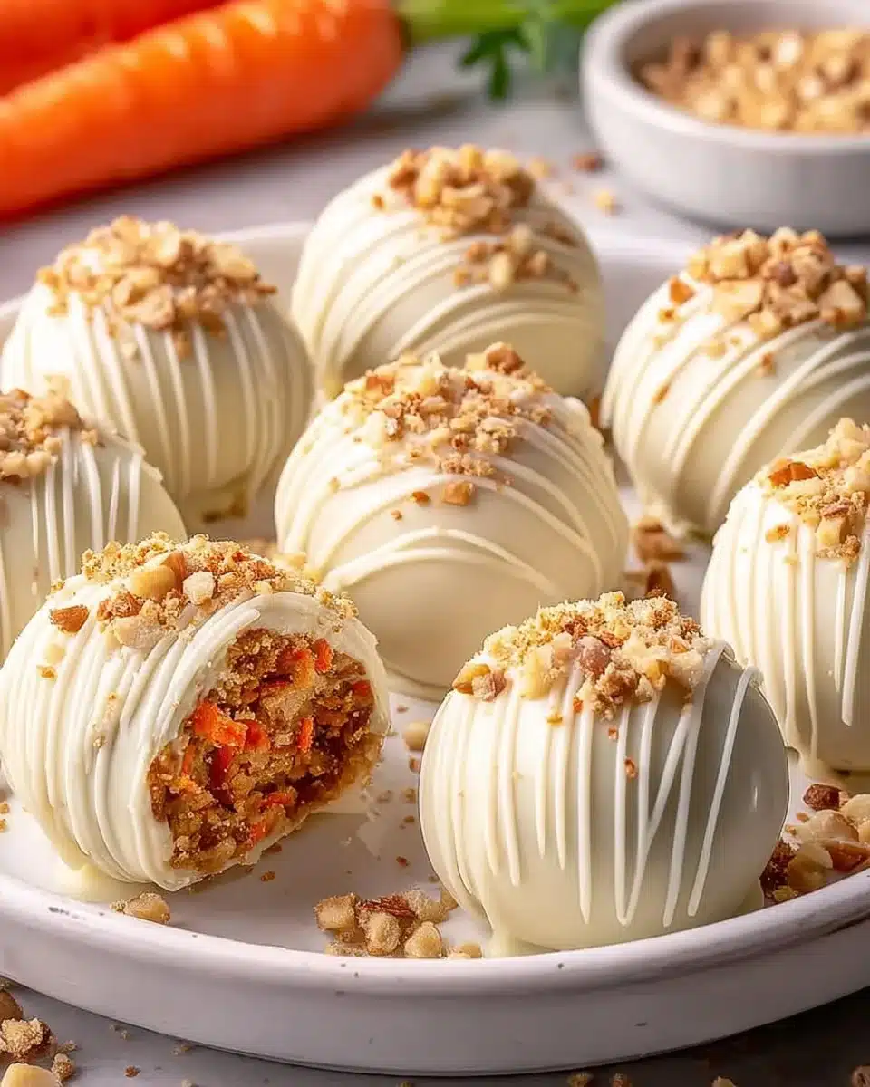 Carrot Cake Truffles - Bite-Sized, Spiced, and Irresistible