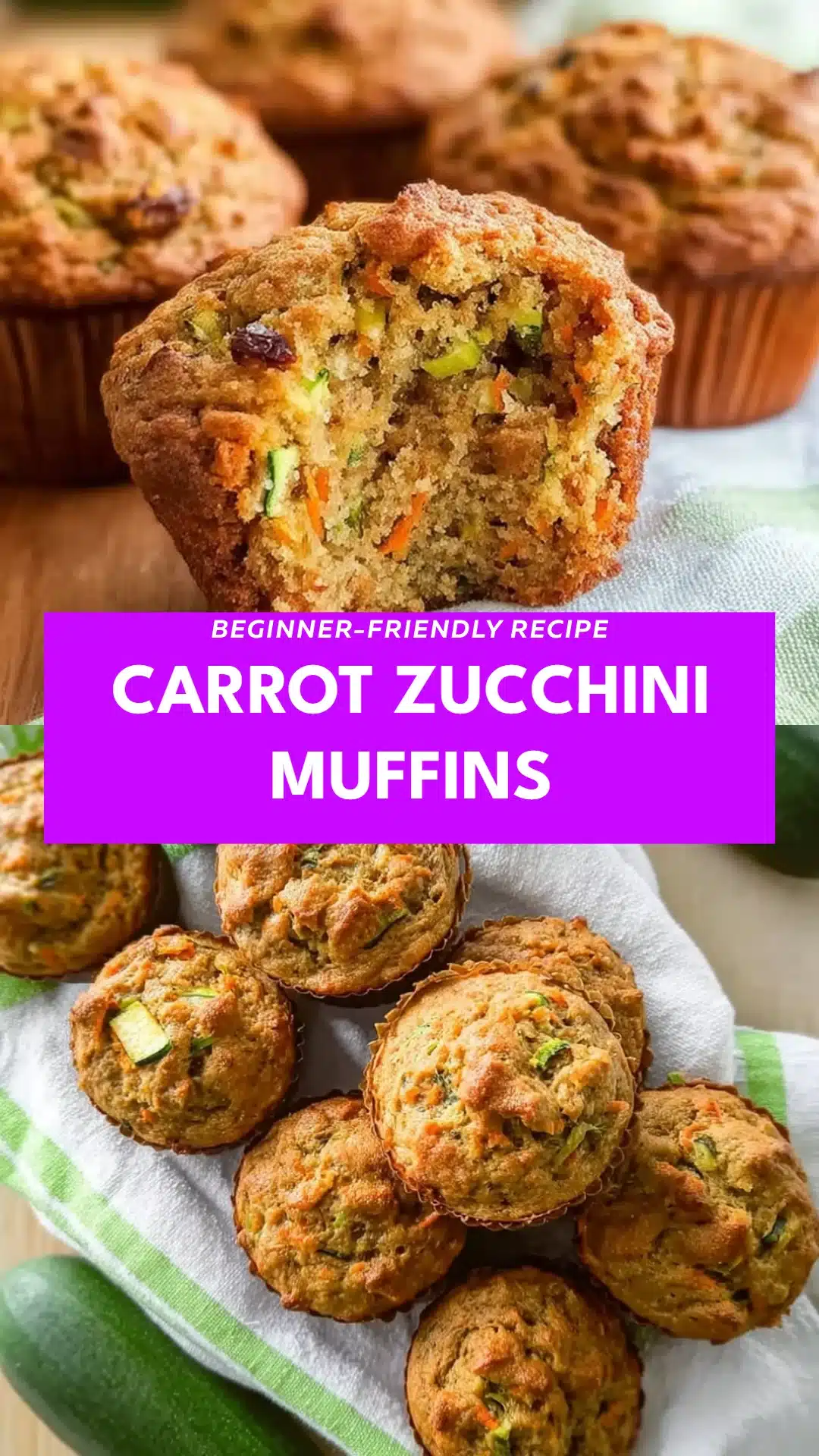 Carrot Zucchini Muffins