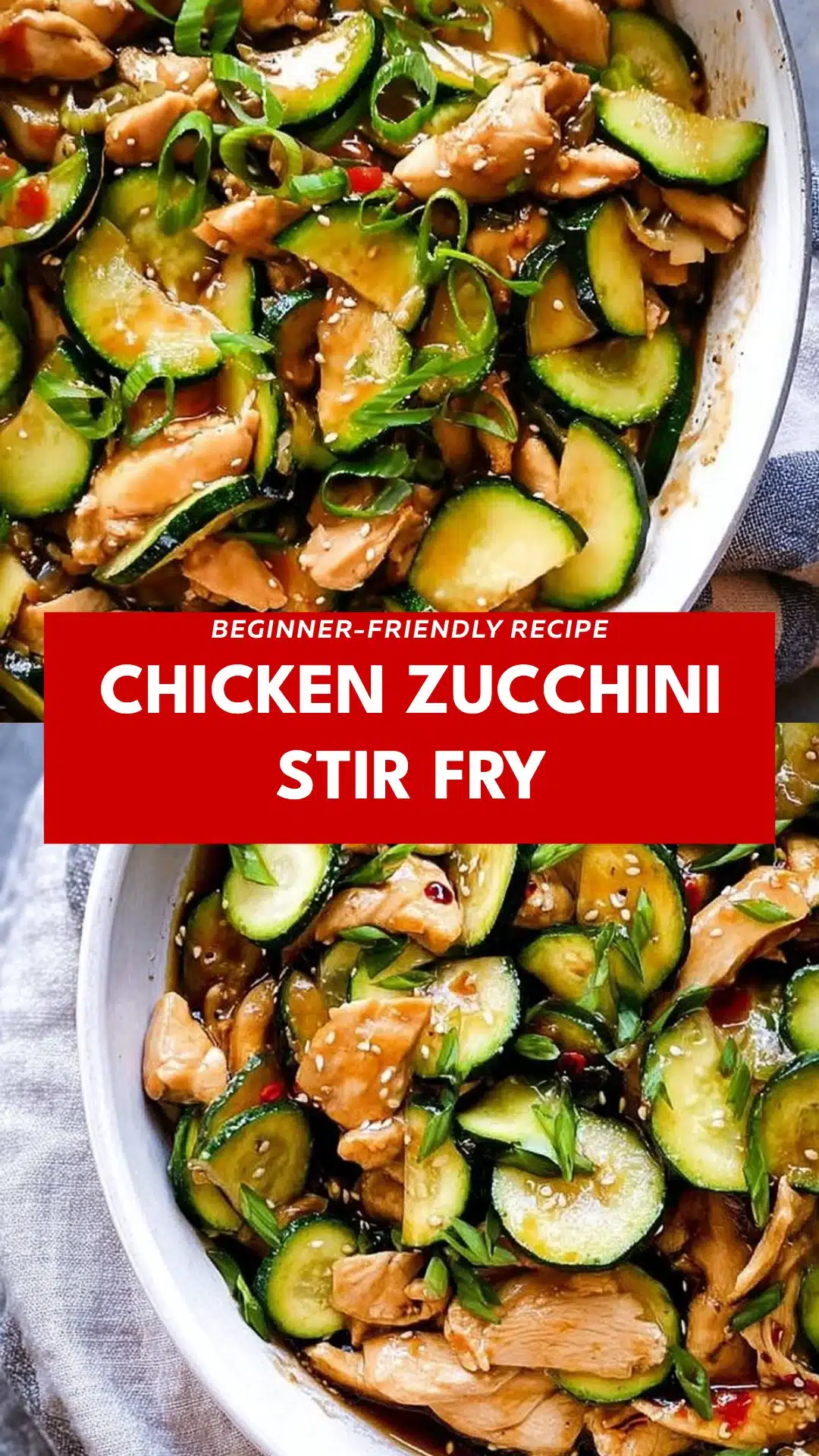 Chicken Zucchini Stir Fry