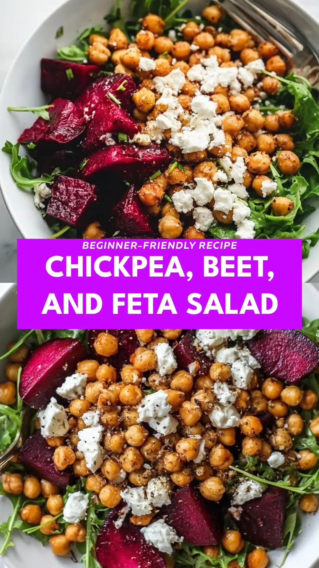 Chickpea, Beet, and Feta Salad