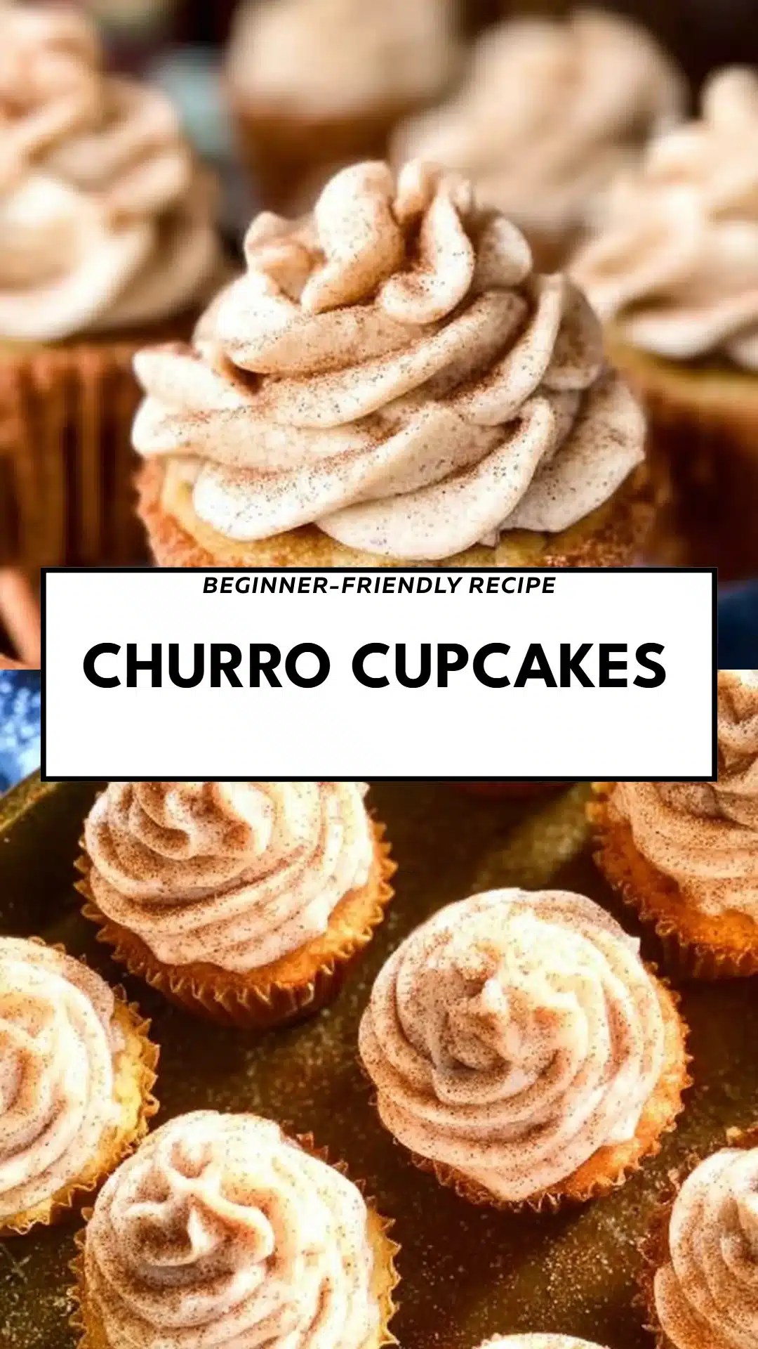 Churro Cupcakes