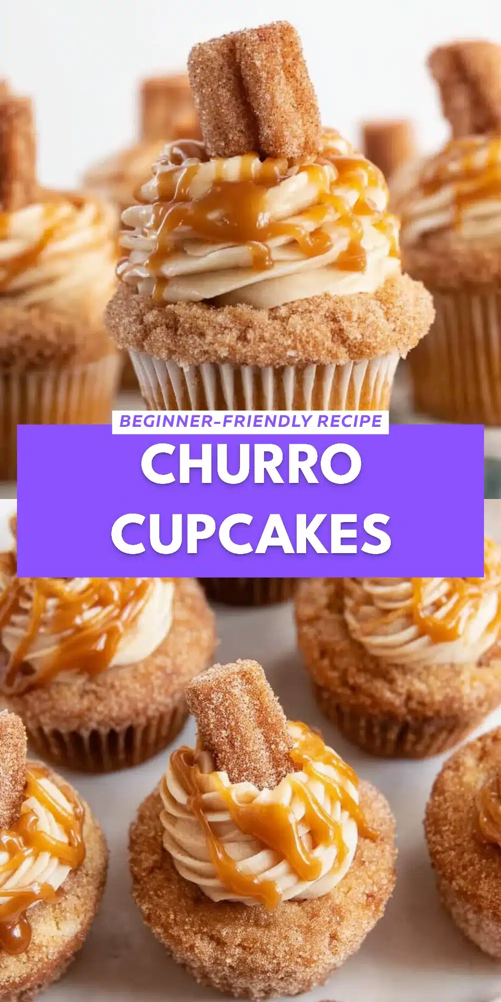 Churro Cupcakes
