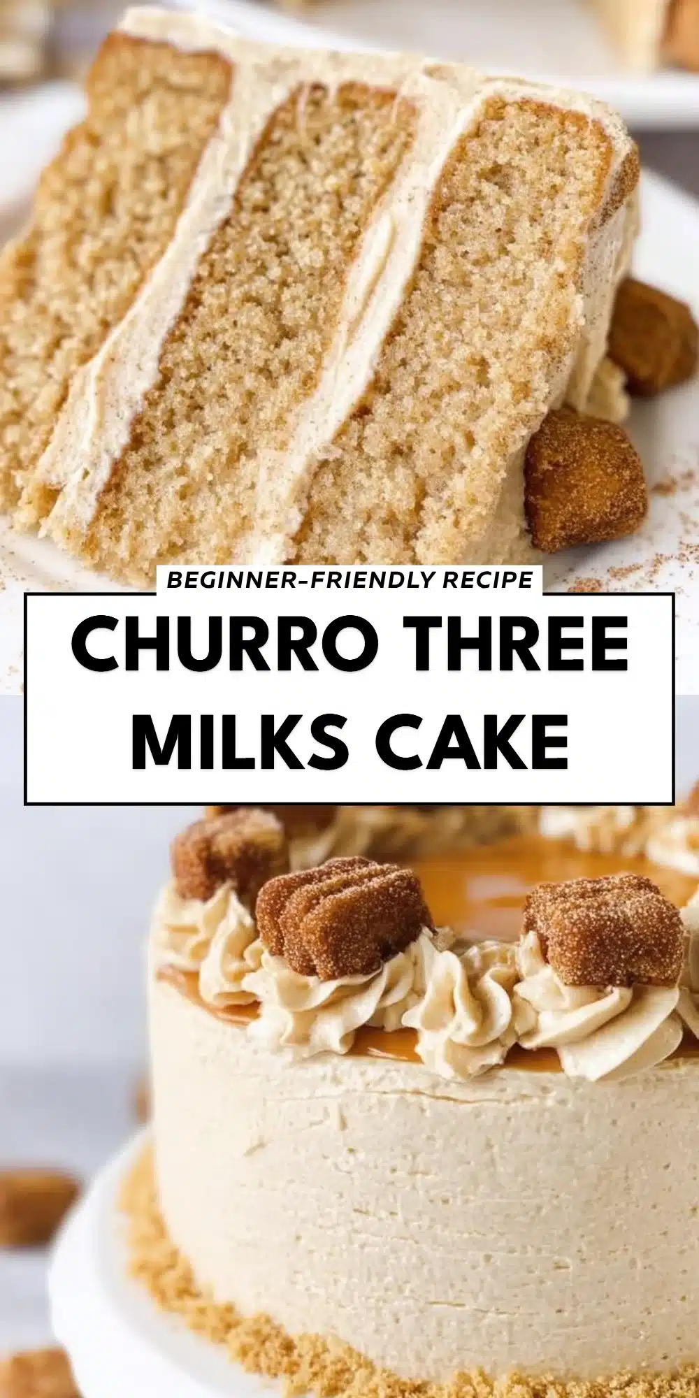 Churro Three Milks Cake