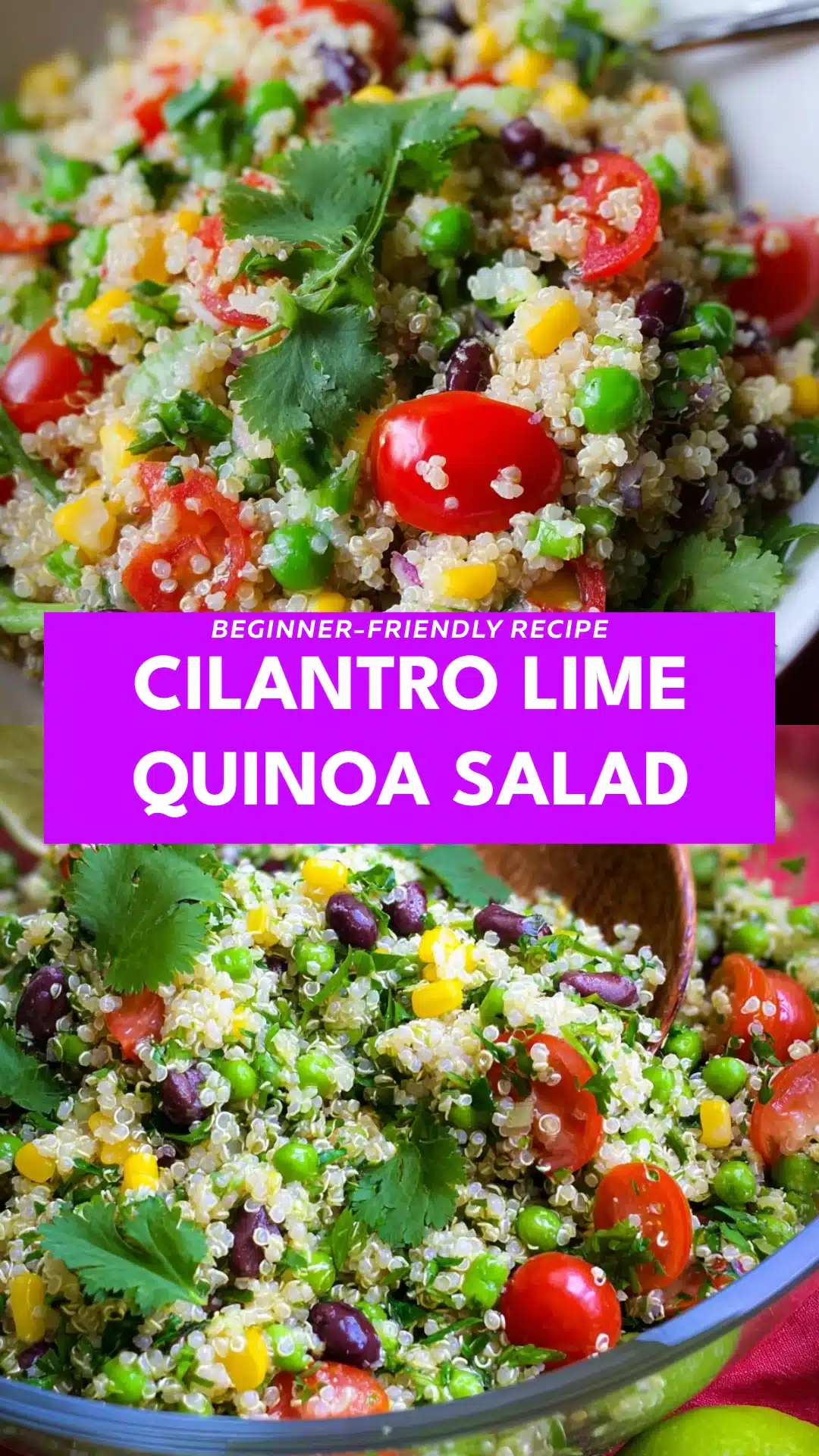 Cilantro Lime Quinoa Salad
