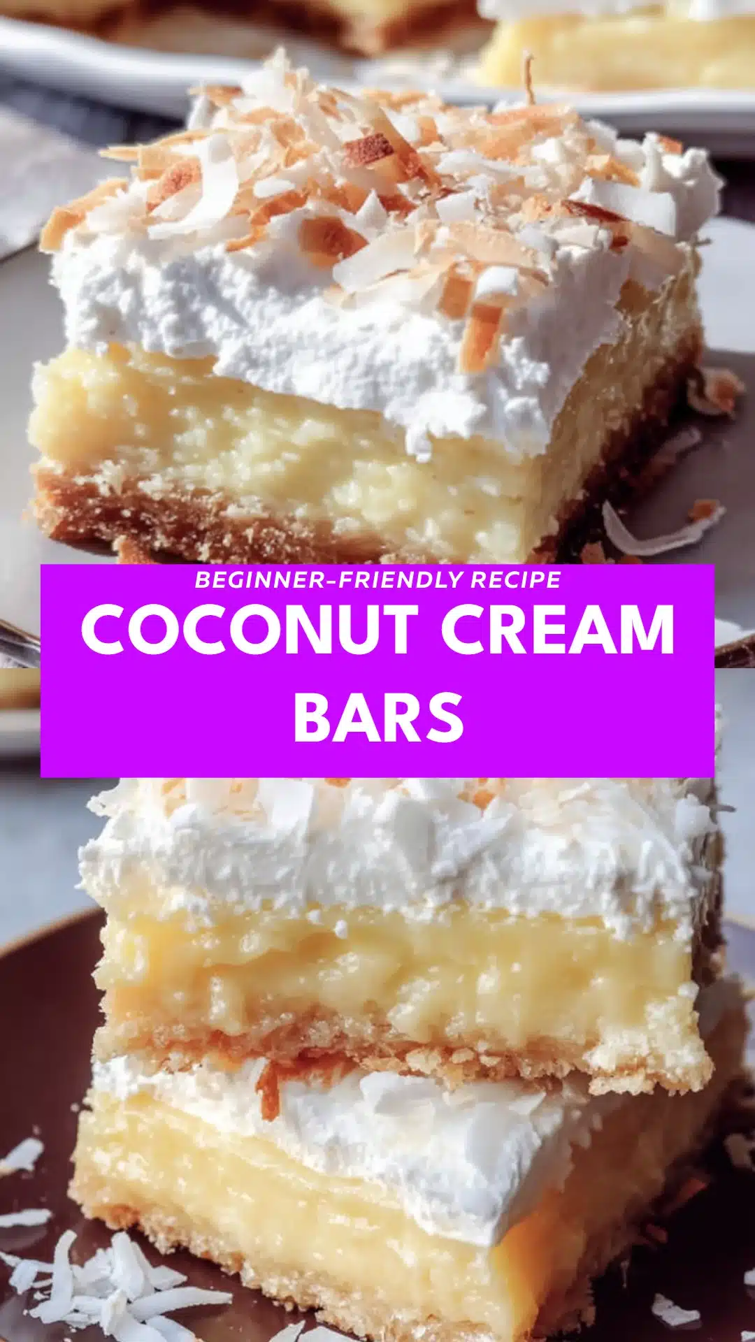 Coconut Cream Bars