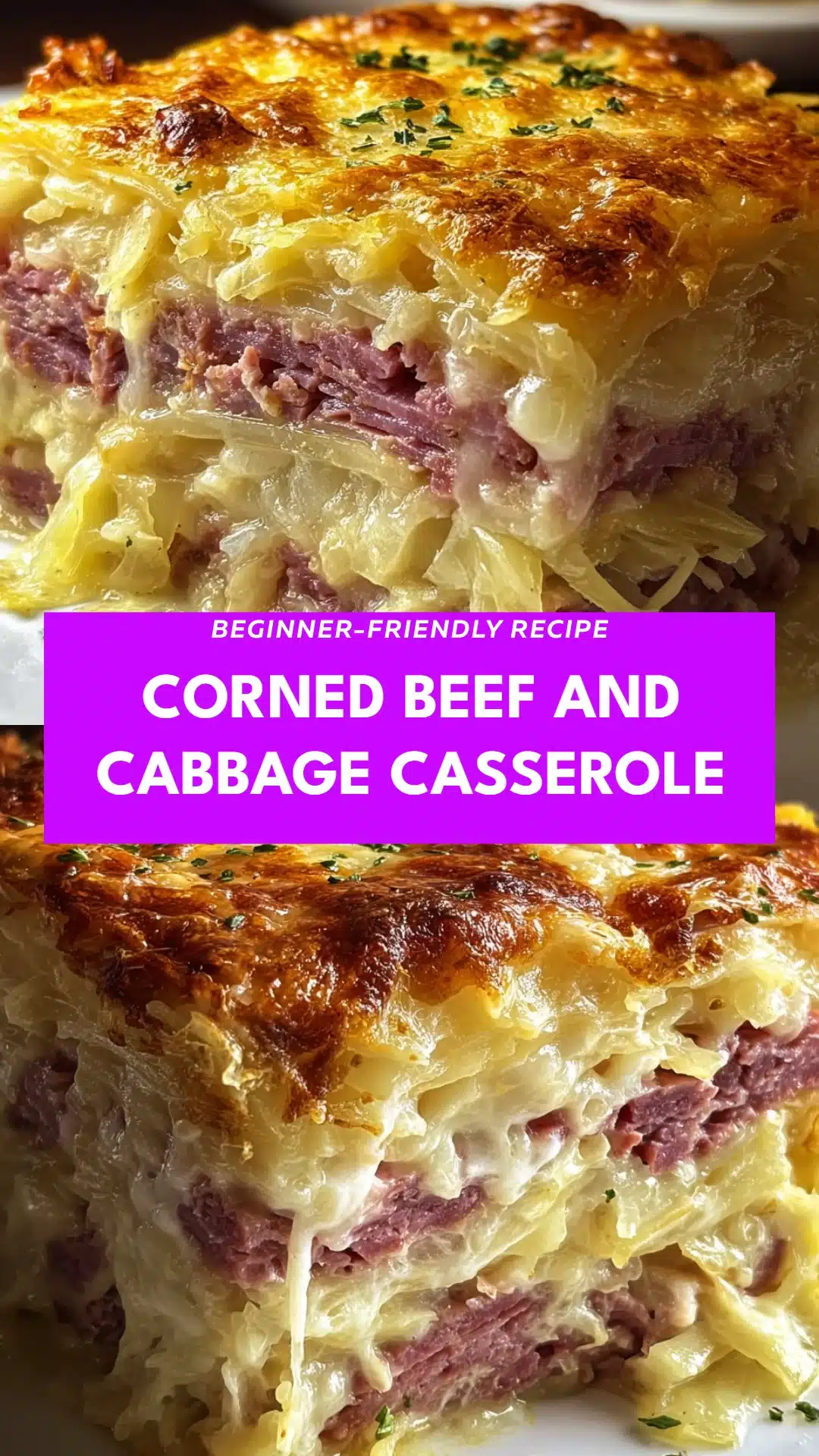 Corned Beef and Cabbage Casserole