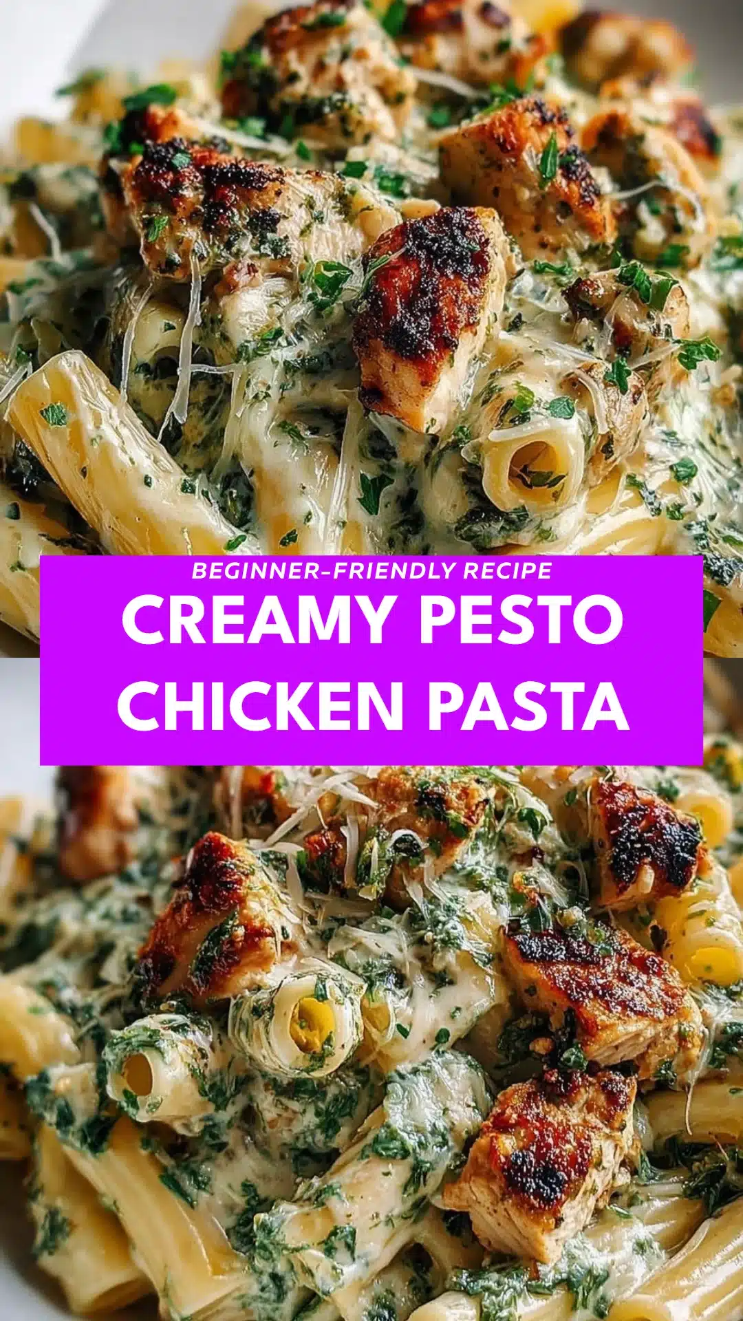Creamy Pesto Chicken Pasta