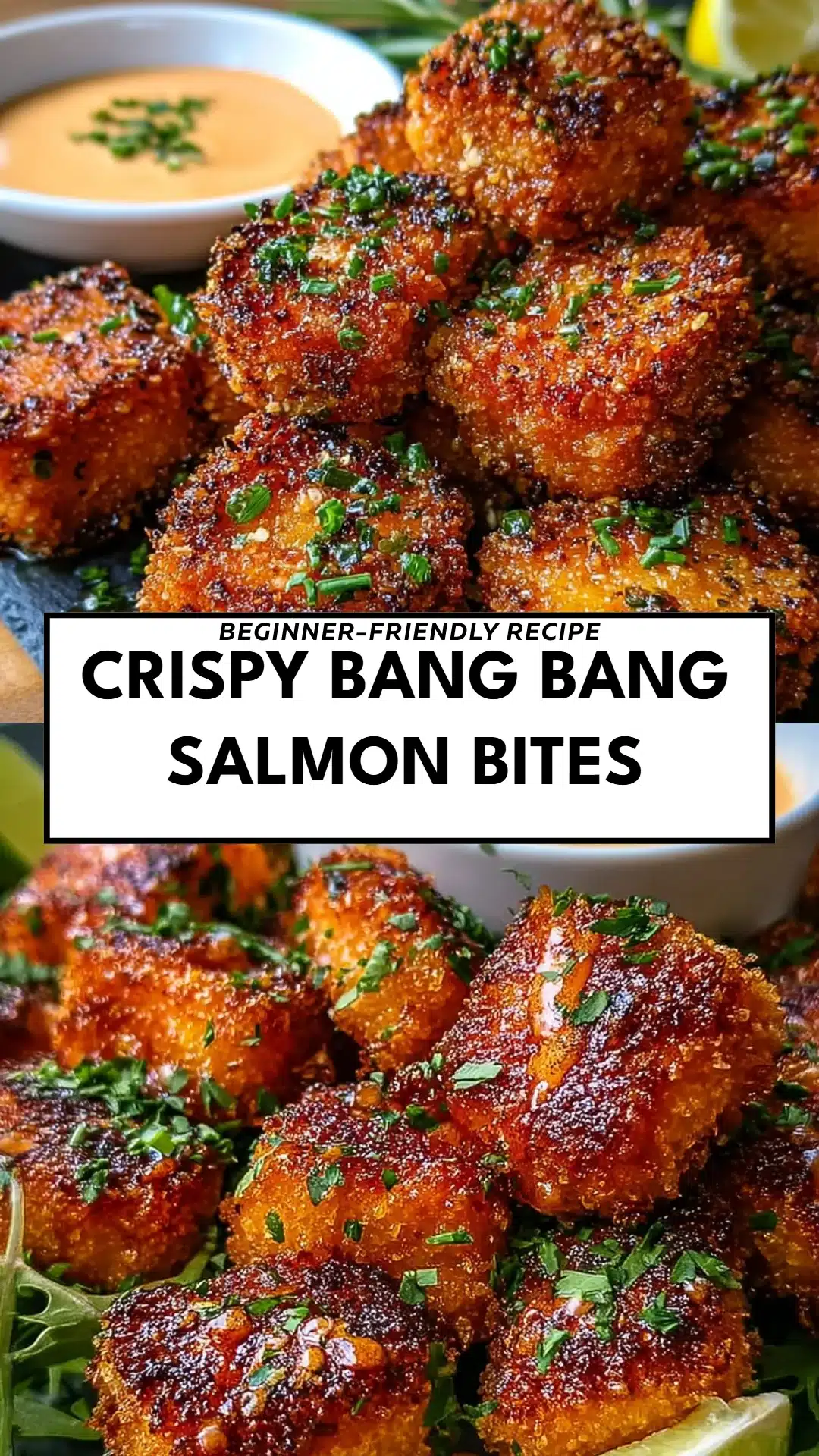 Crispy Bang Bang Salmon Bites
