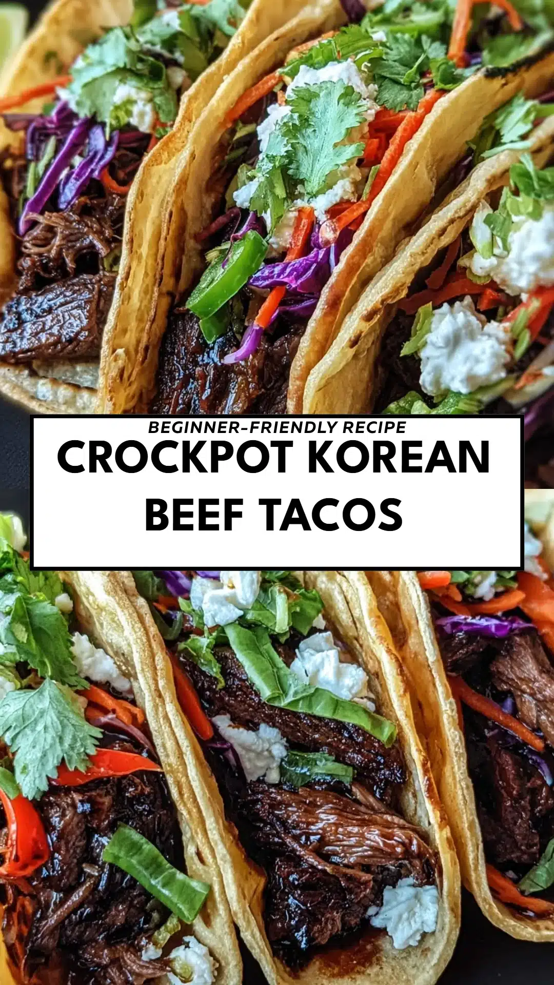 Crockpot Korean Beef Tacos