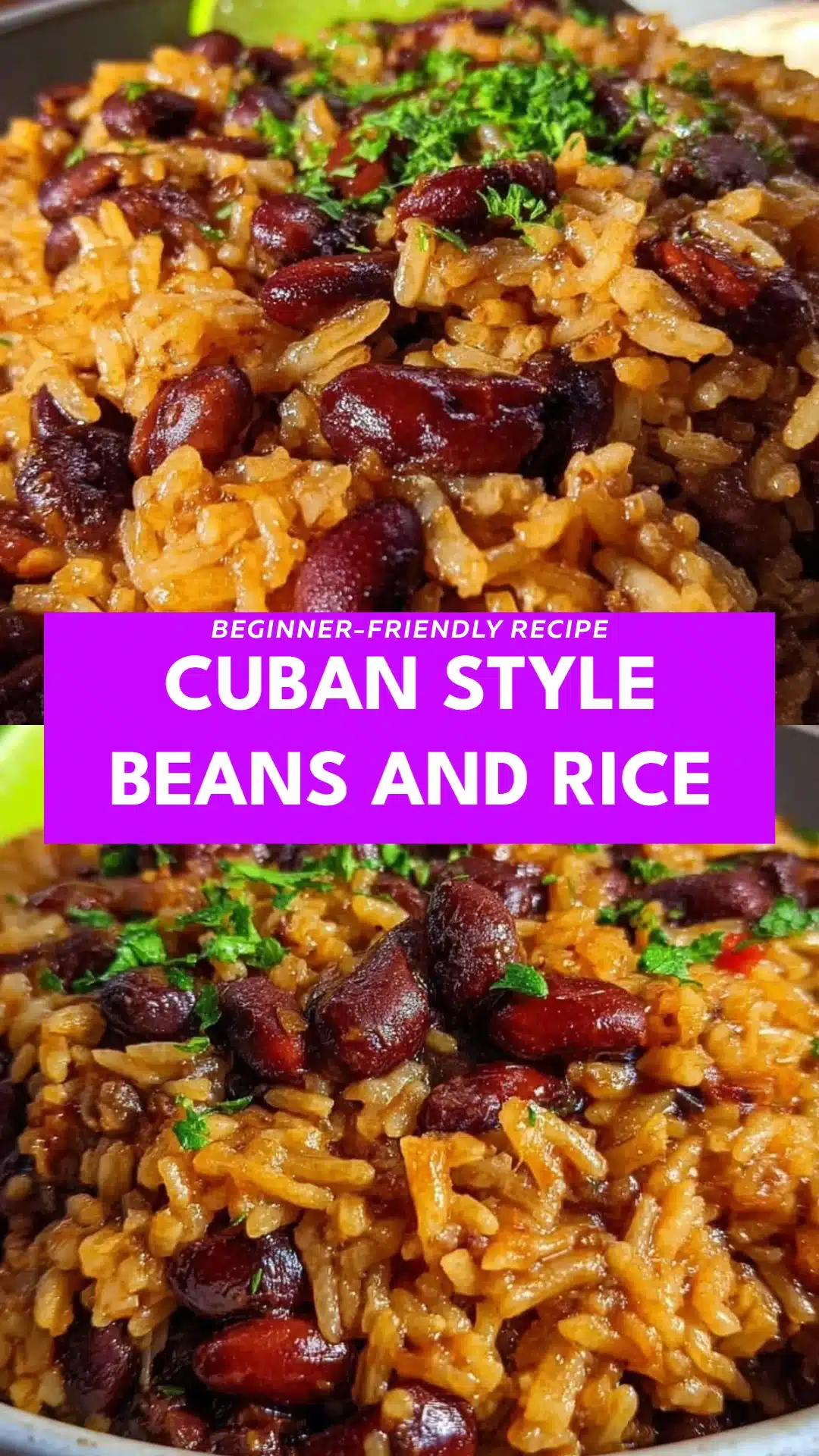 Cuban Style Beans and Rice