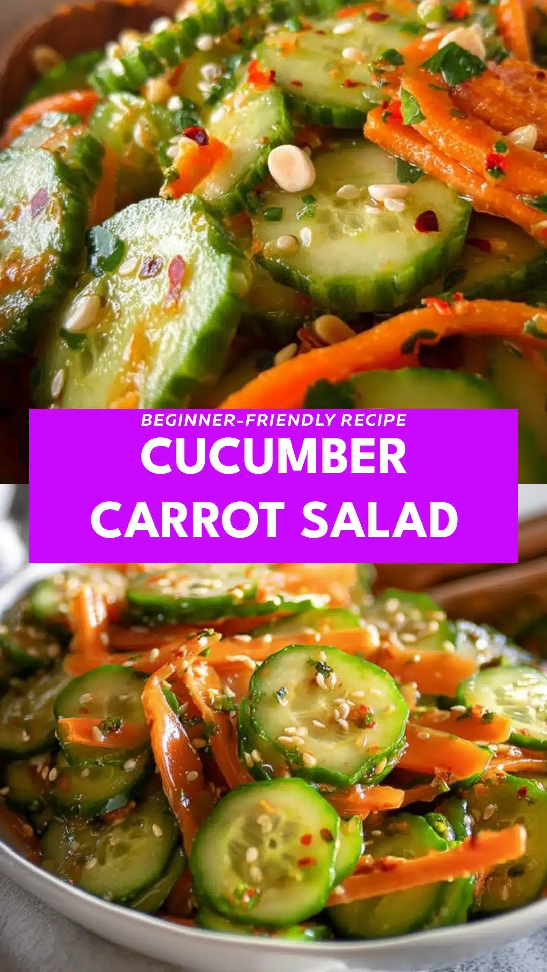 Cucumber Carrot Salad