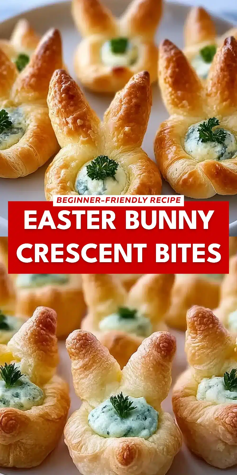 Easter Bunny Crescent Bites