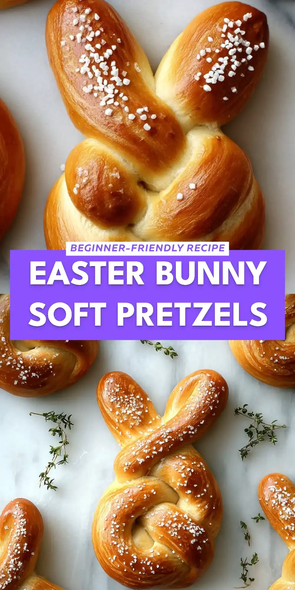 Easter Bunny Soft Pretzels