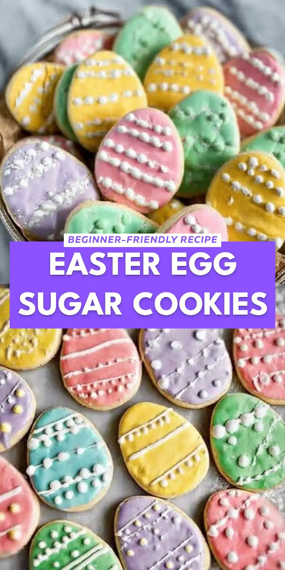 Easter Egg Sugar Cookies