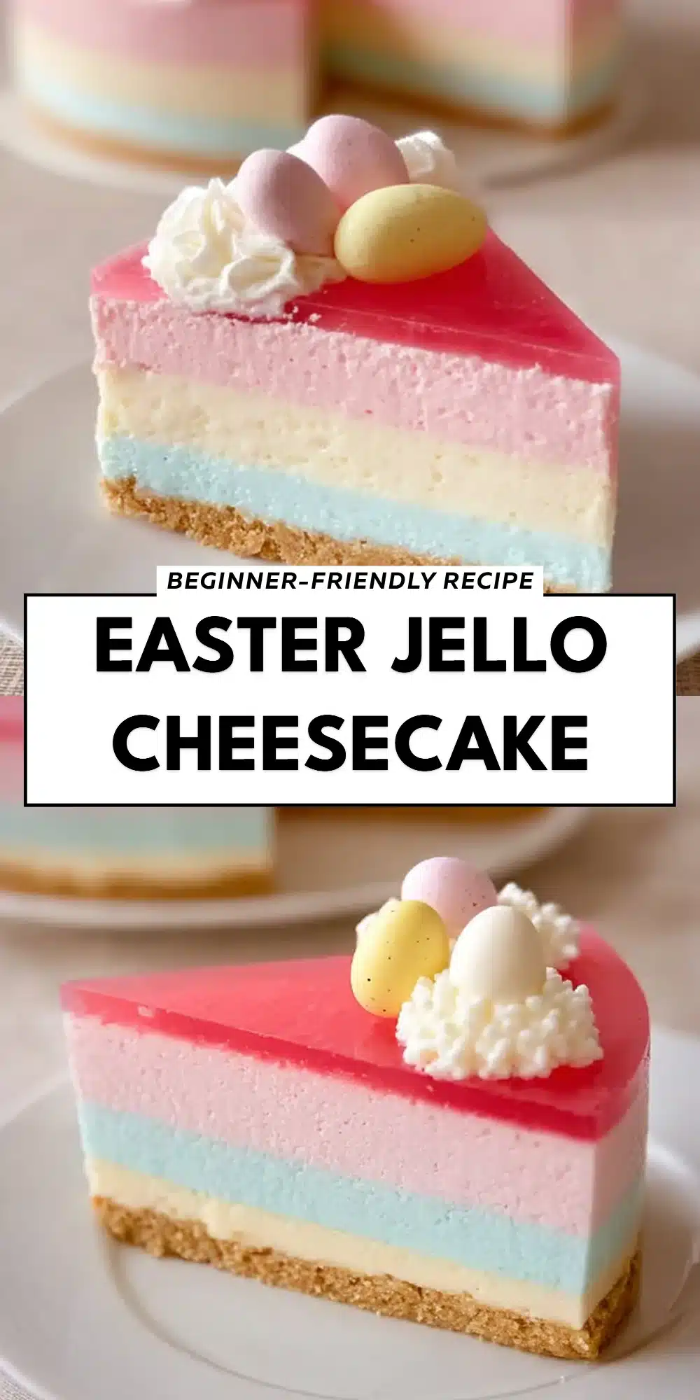 Easter JELLO Cheesecake