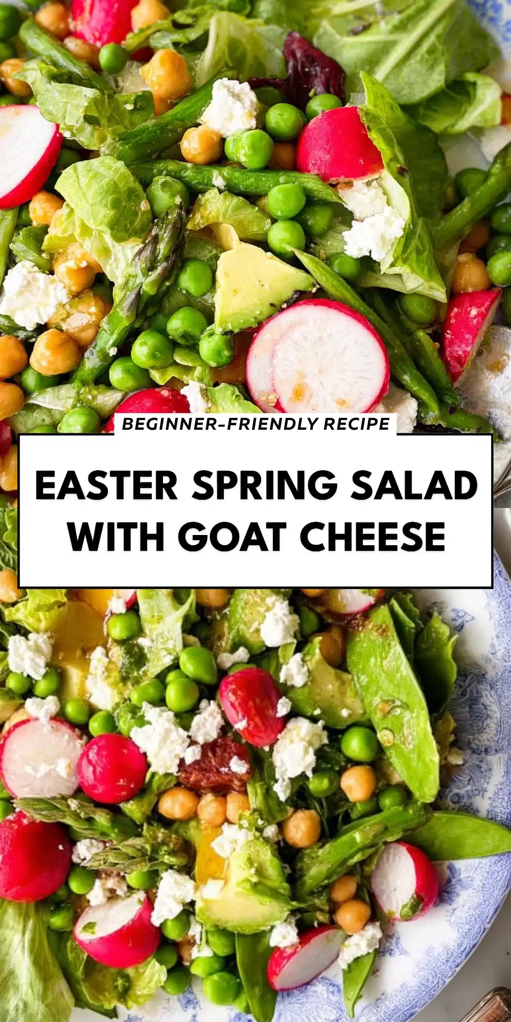 Easter Spring Salad with Goat Cheese
