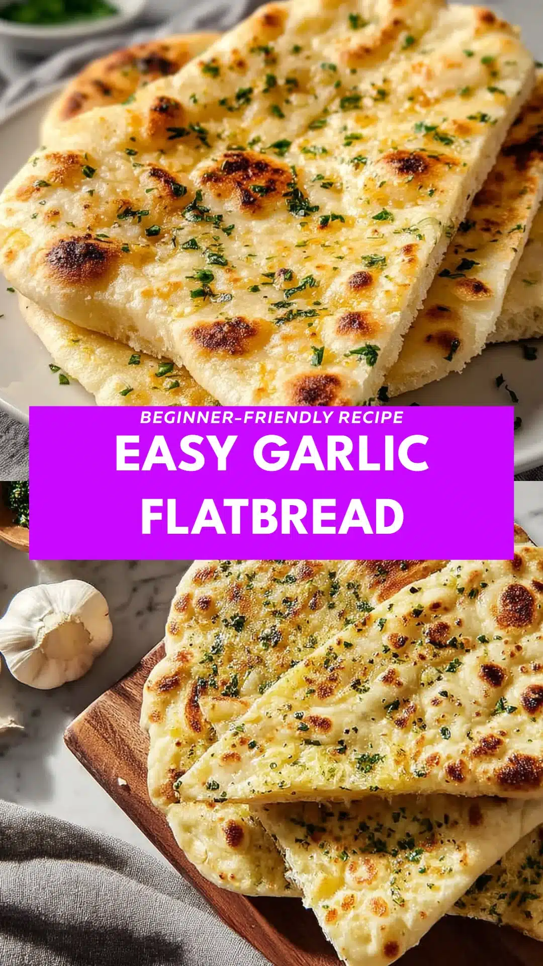 Easy Garlic Flatbread