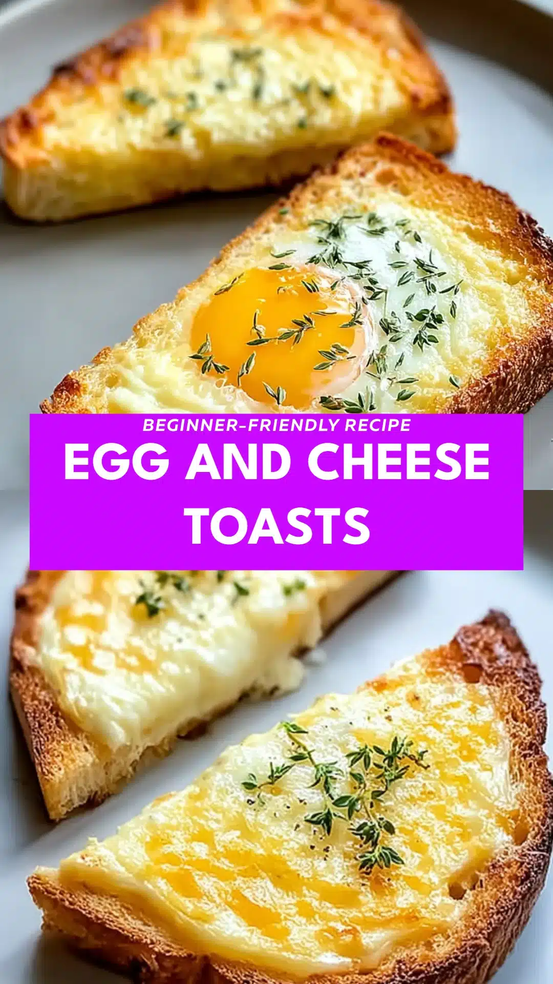 Egg and Cheese Toasts