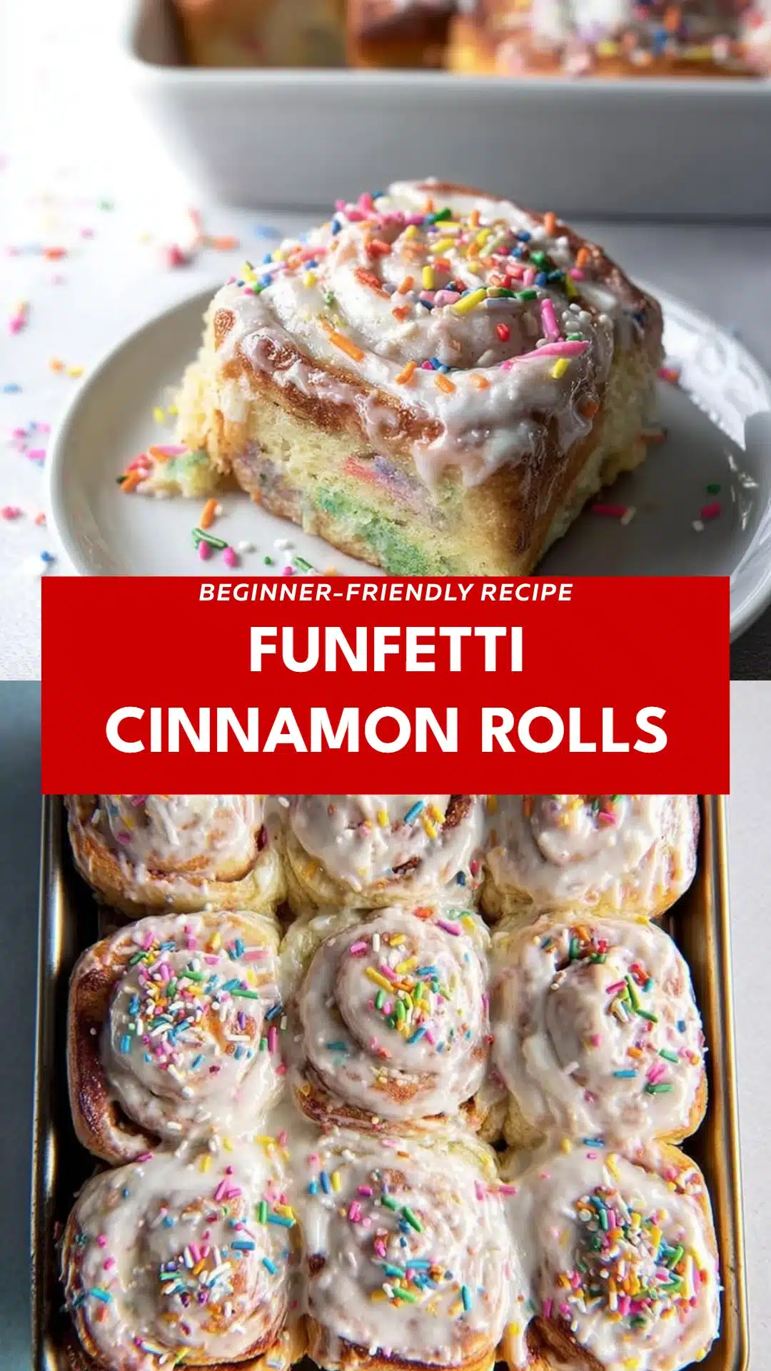 Funfetti Cinnamon Rolls
