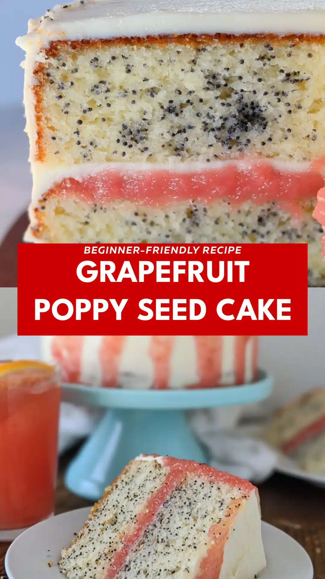 Grapefruit Poppy Seed Cake