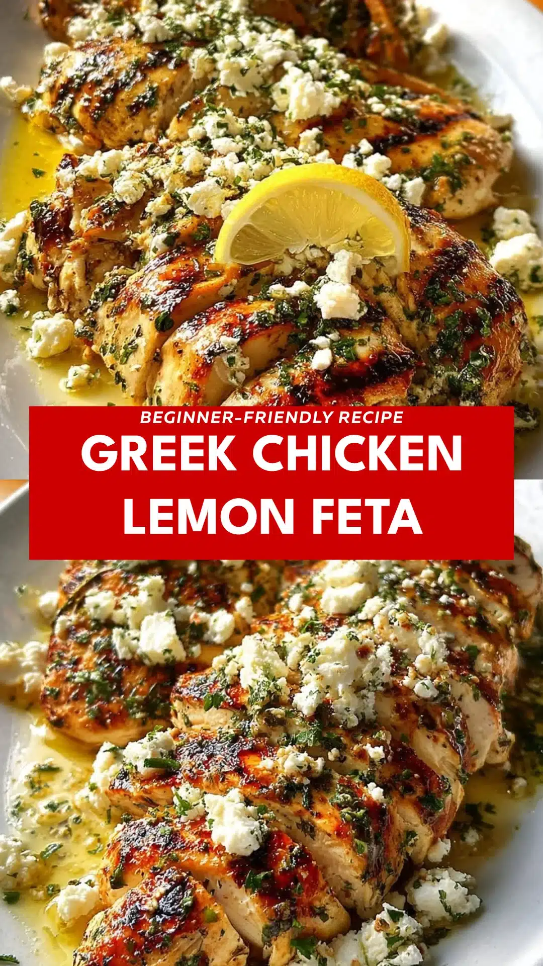 Greek Chicken Lemon Feta
