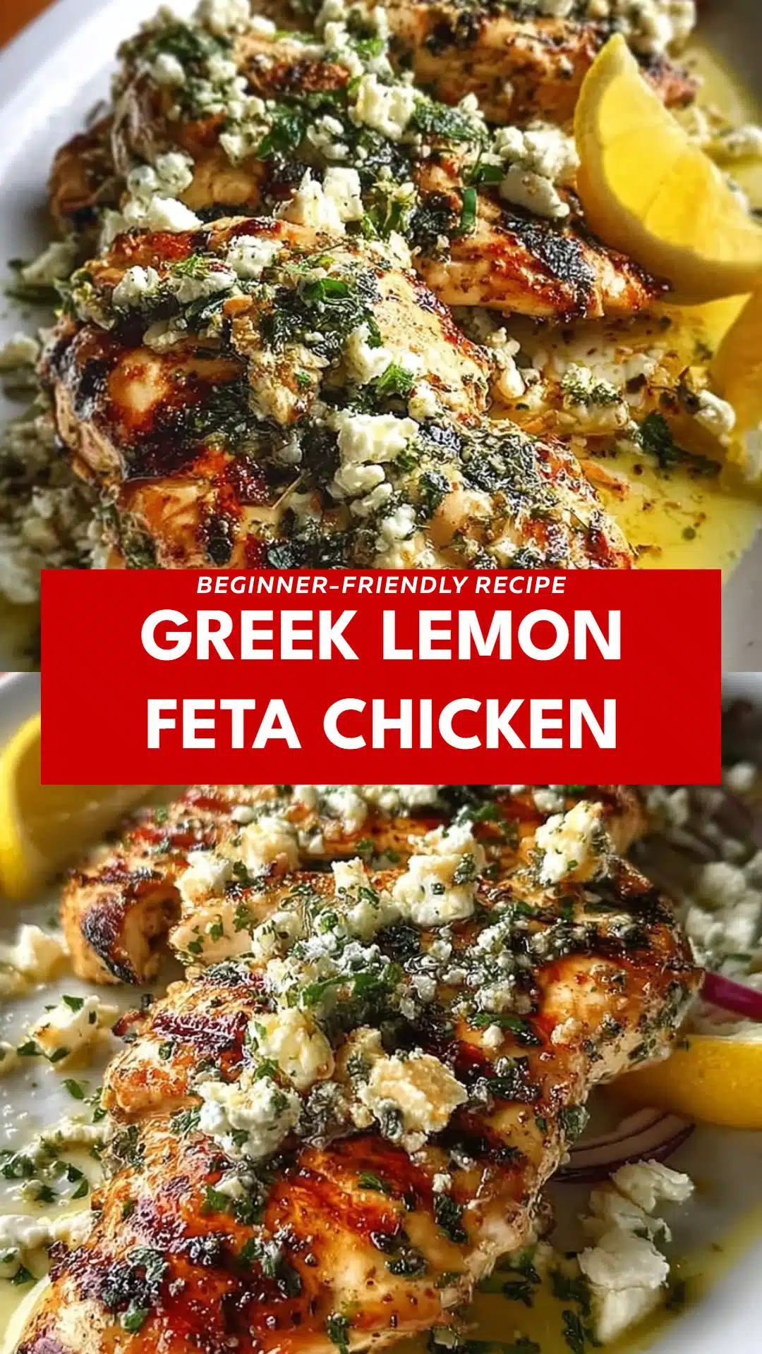 Greek Lemon Feta Chicken