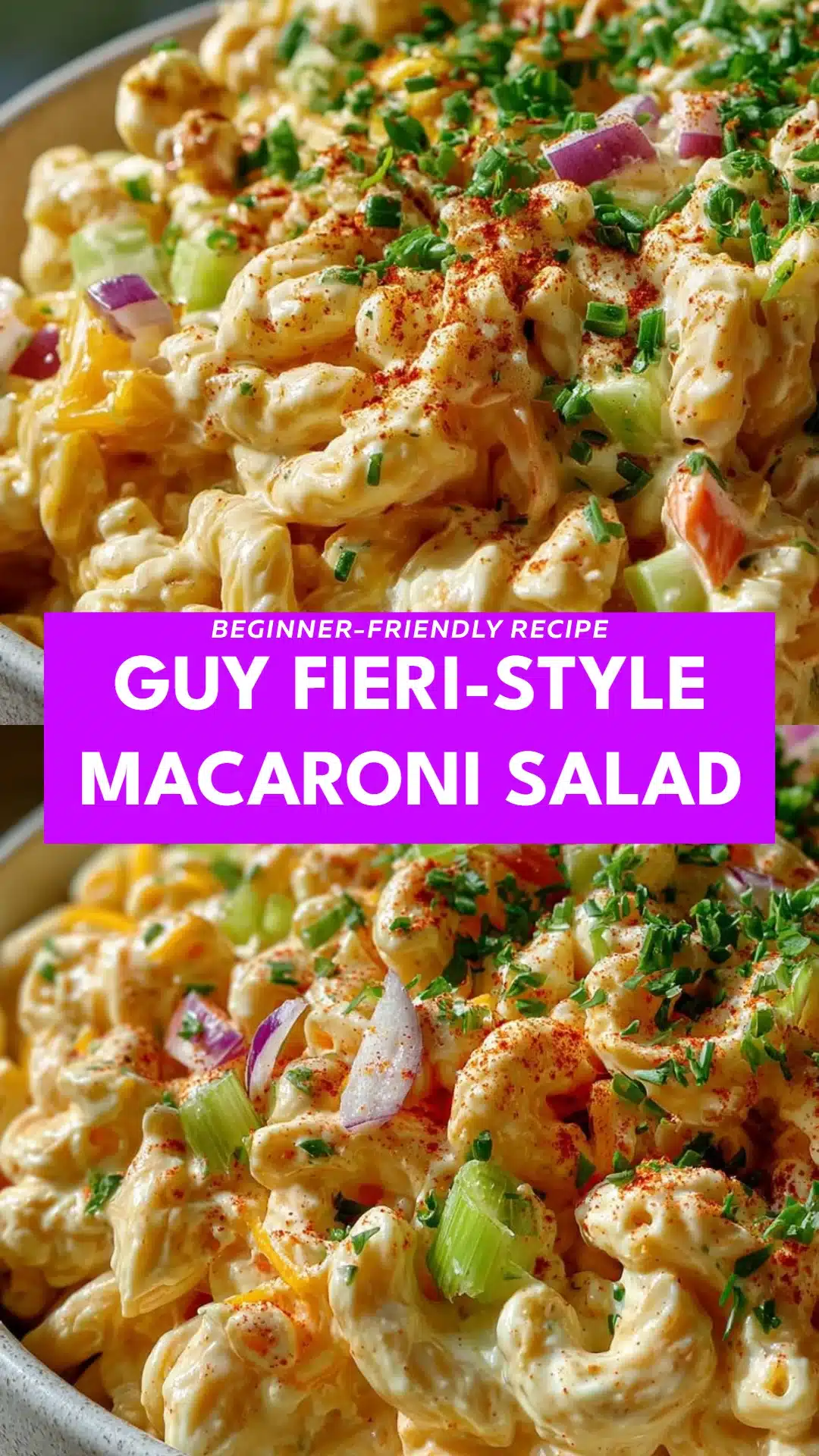 Guy Fieri-style Macaroni Salad