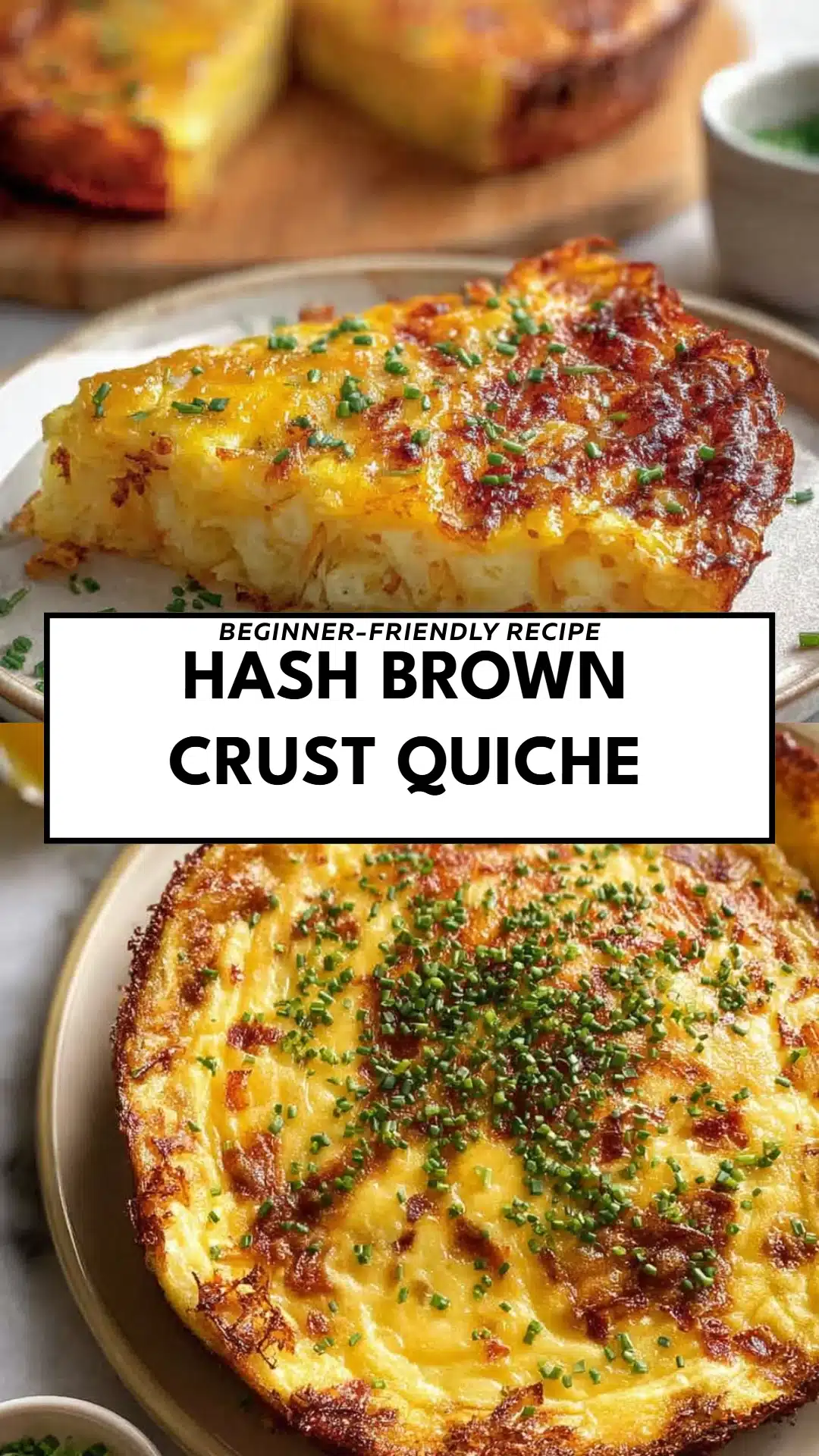 Hash Brown Crust Quiche