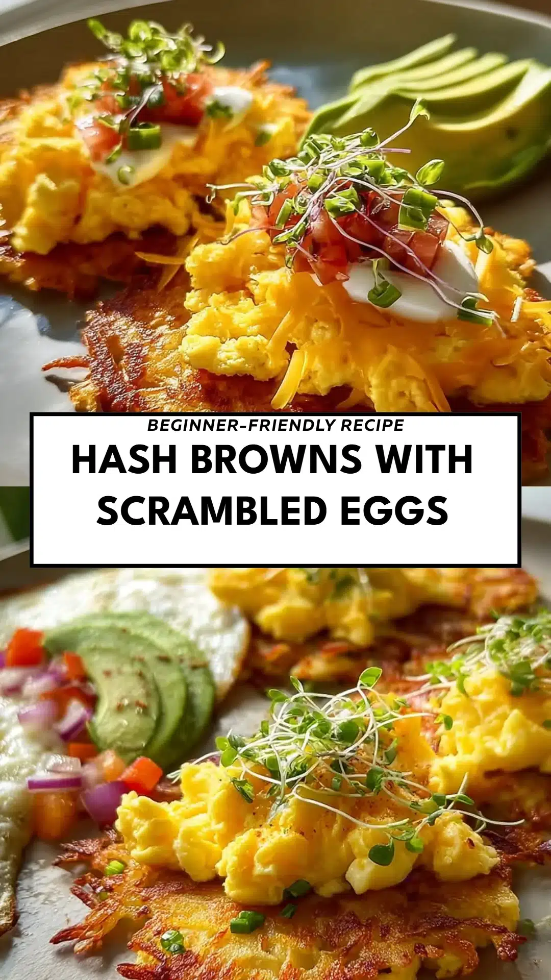 Hash Browns with Scrambled Eggs