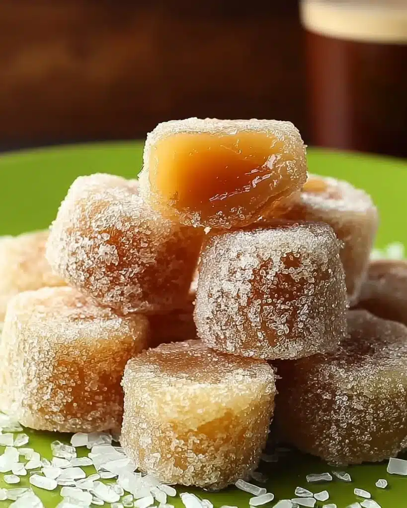 Homemade Irish Potato Candy shaped like potatoes and coated in coconut.