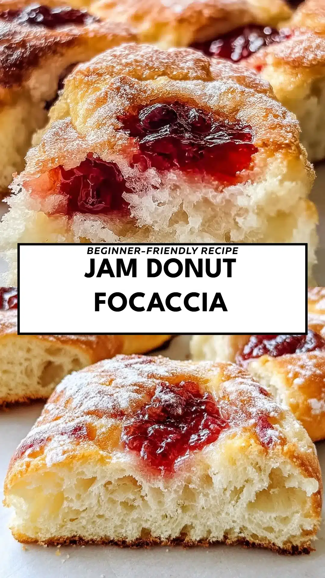 Jam Donut Focaccia