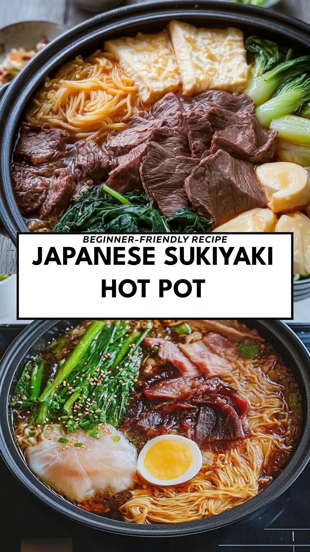 Japanese Sukiyaki Hot Pot