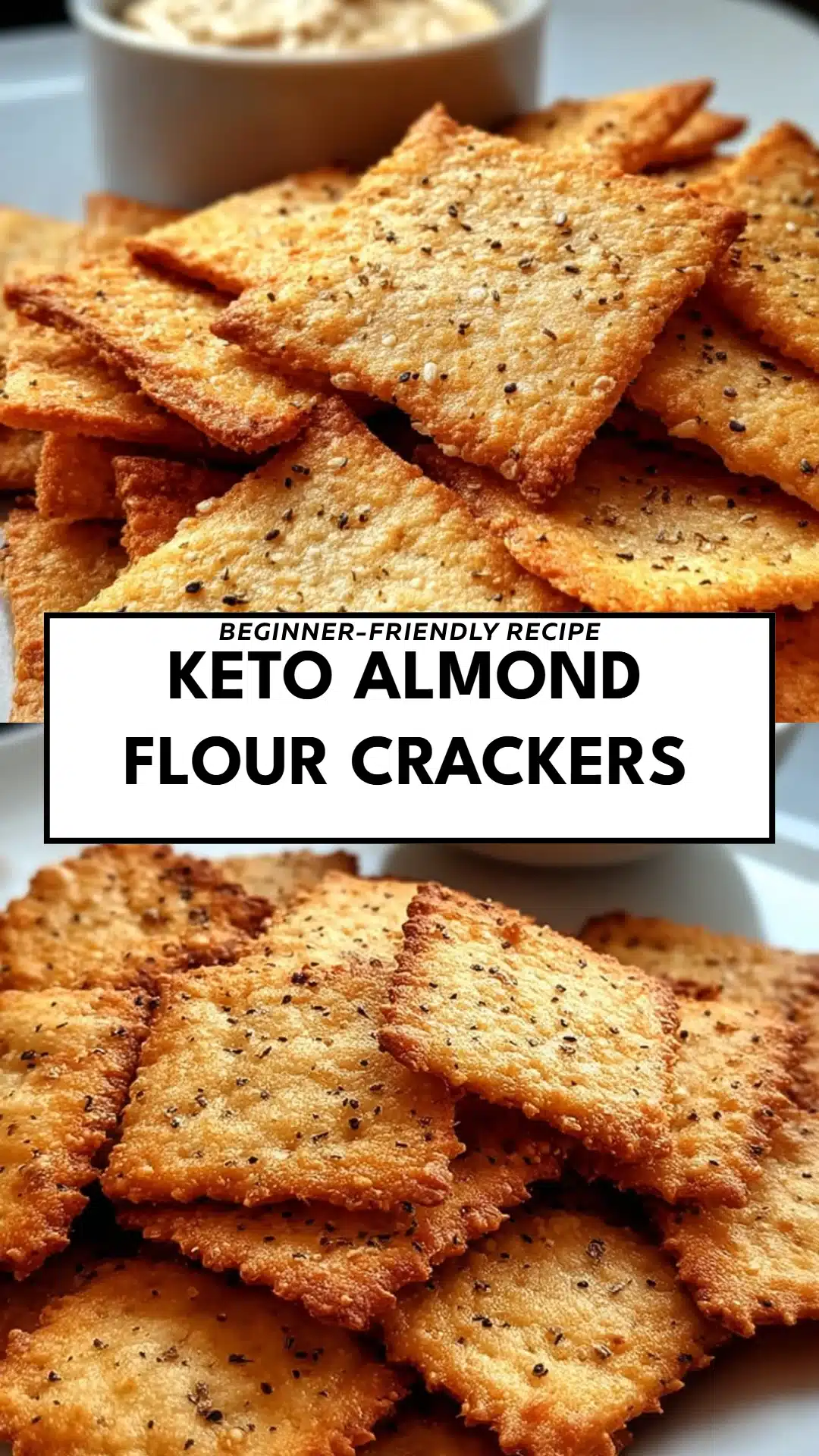 Keto Almond Flour Crackers