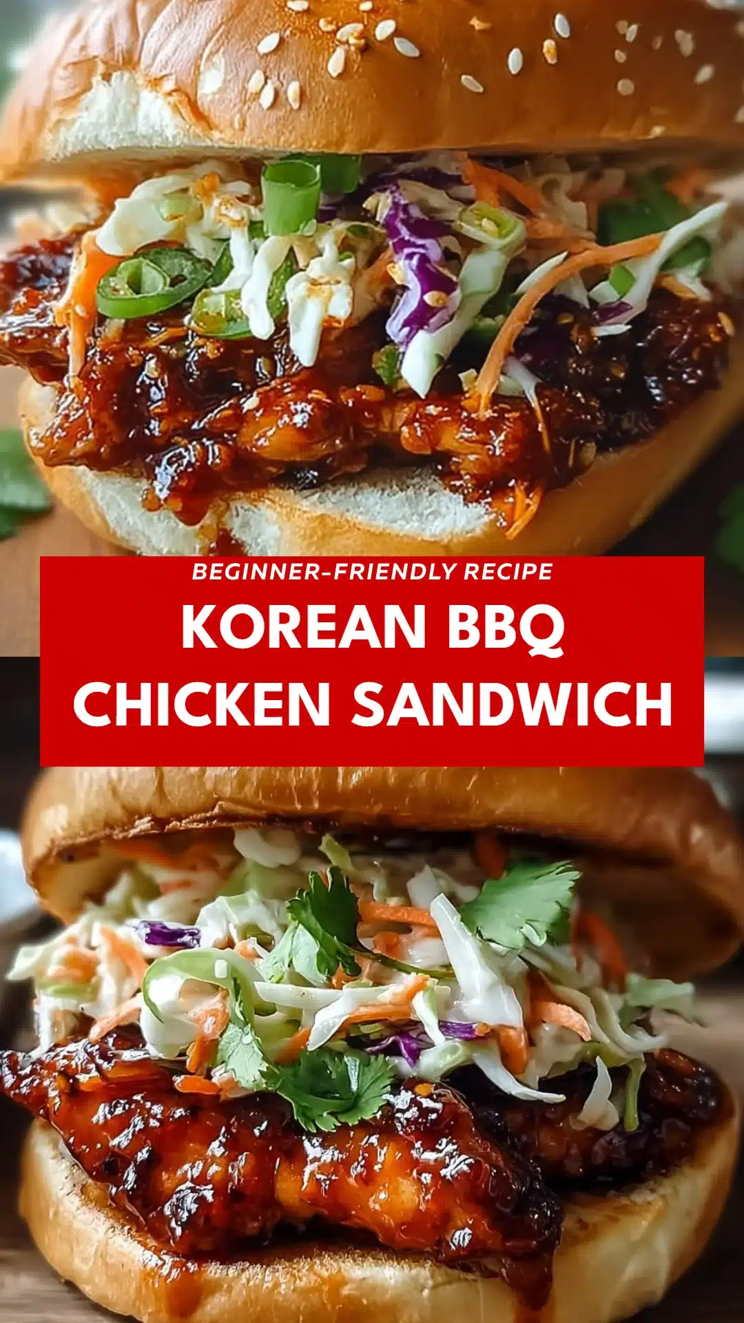 Korean BBQ Chicken Sandwich