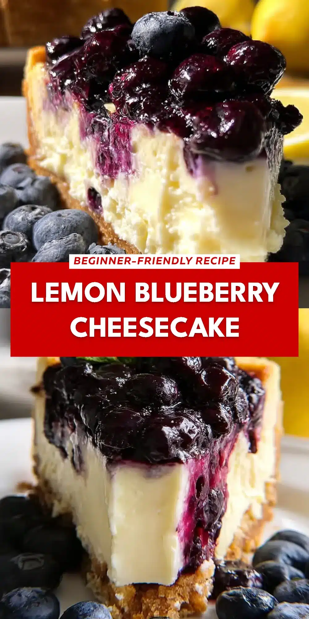 Lemon Blueberry Cheesecake