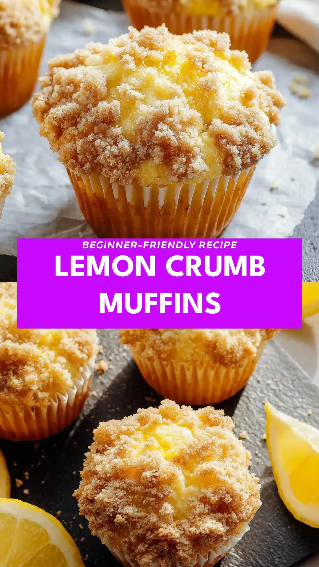 Lemon Crumb Muffins