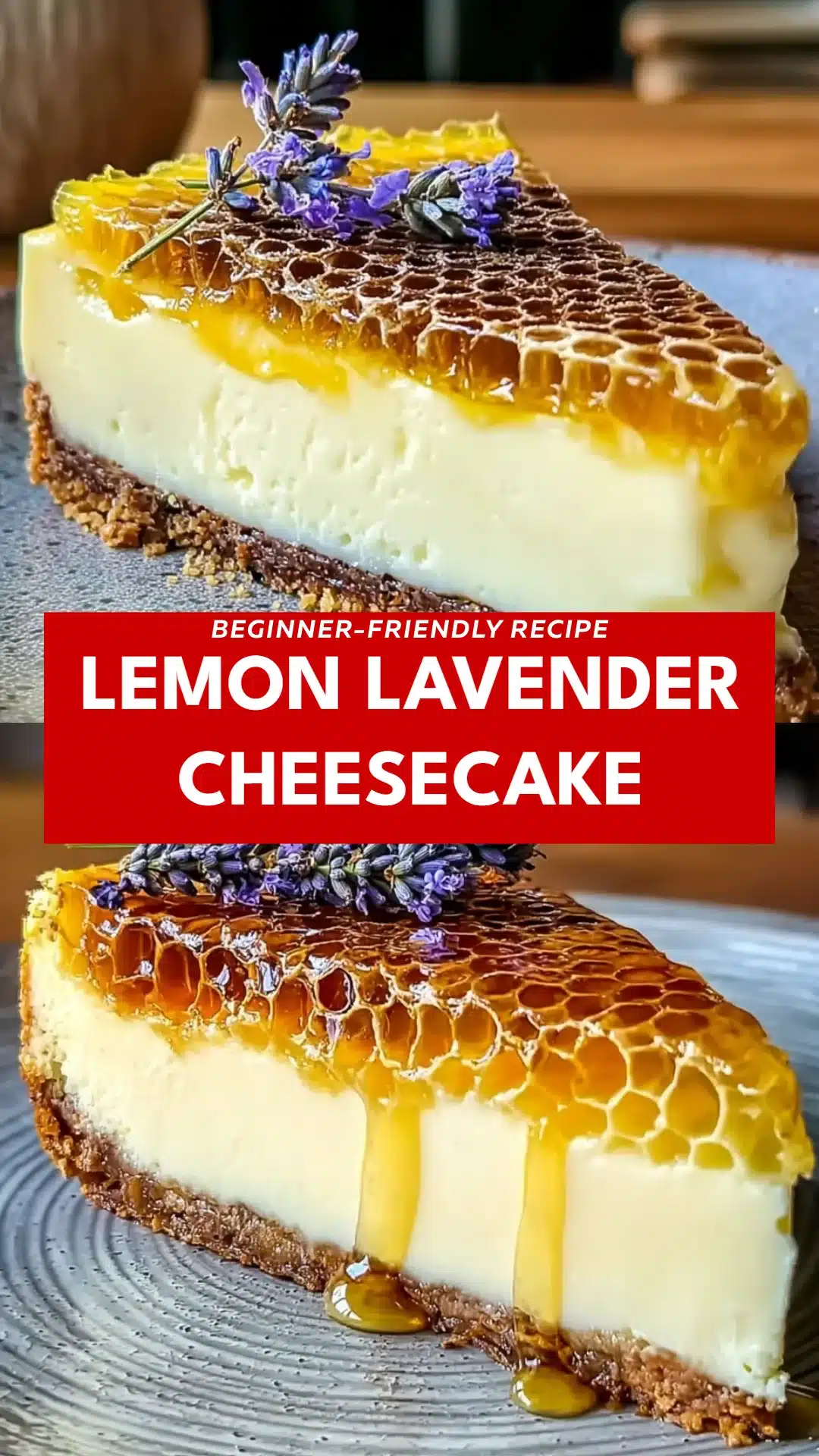Lemon Lavender Cheesecake