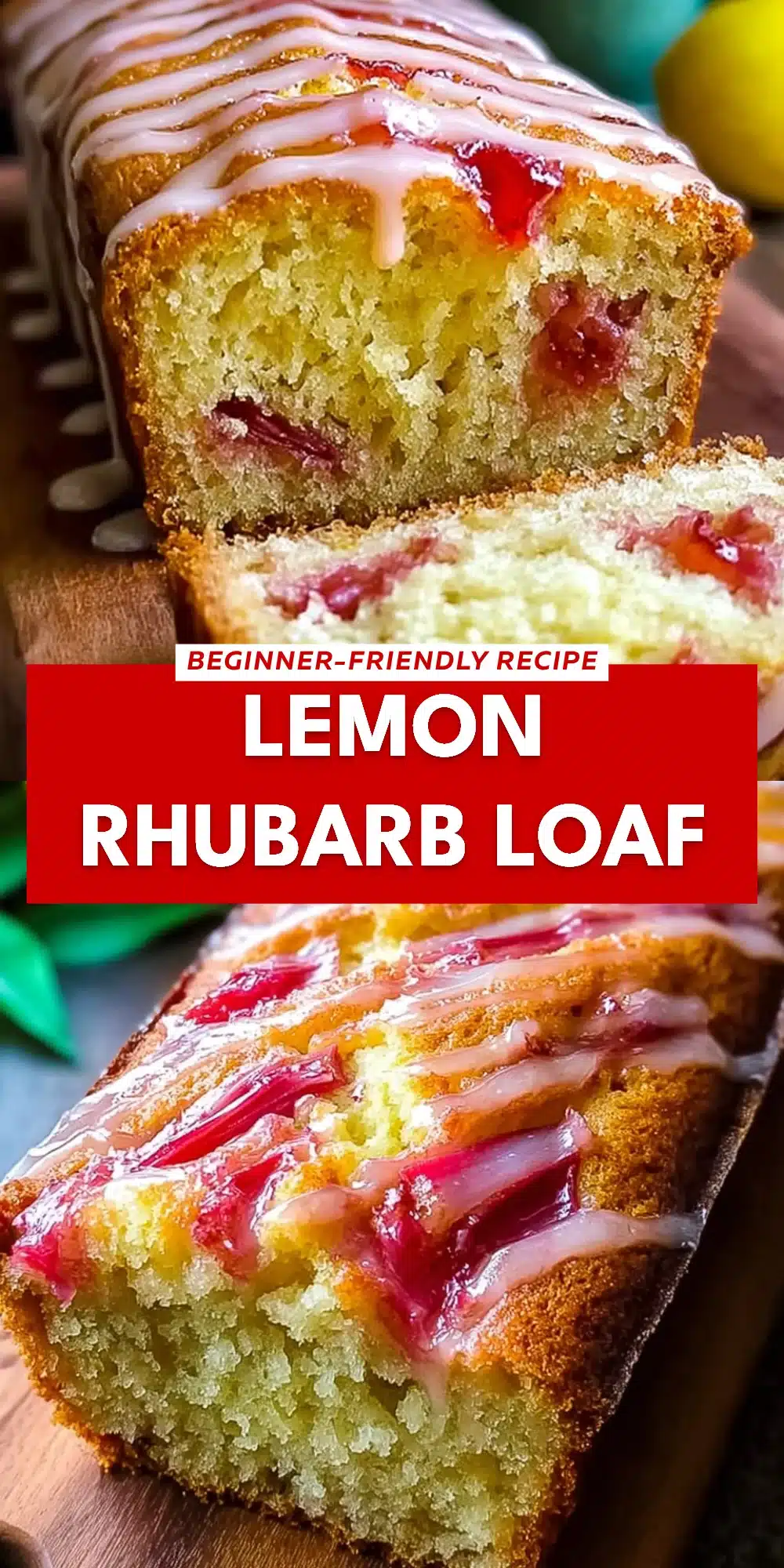 Lemon Rhubarb Loaf