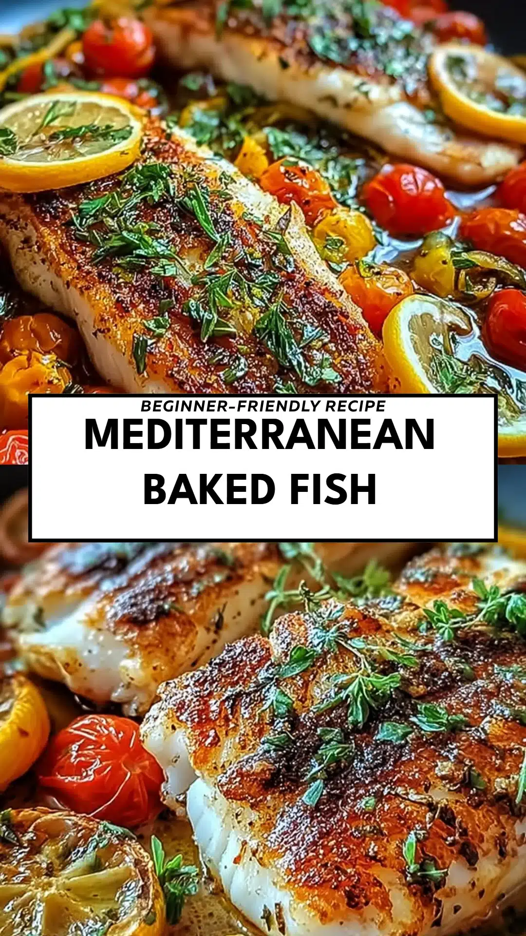 Mediterranean Baked Fish