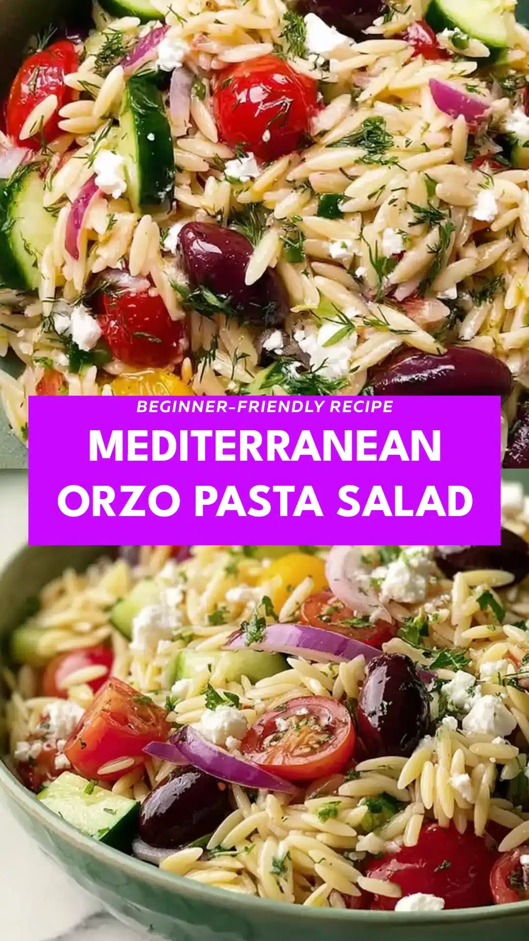 Mediterranean Orzo Pasta Salad